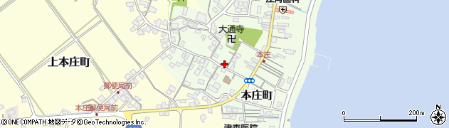 島根県松江市本庄町周辺の地図