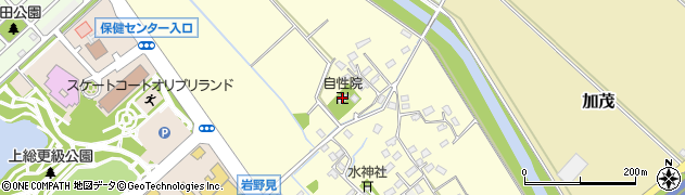 自性院周辺の地図