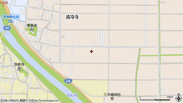 〒668-0853 兵庫県豊岡市清冷寺の地図