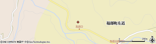 鳥取県鳥取市福部町左近38周辺の地図