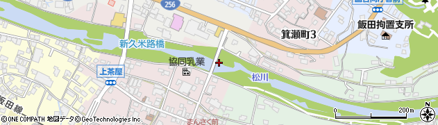 久米路橋周辺の地図