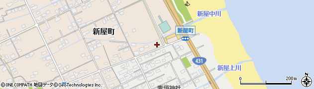 鳥取県境港市新屋町2561周辺の地図