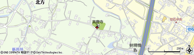 眞慶寺周辺の地図