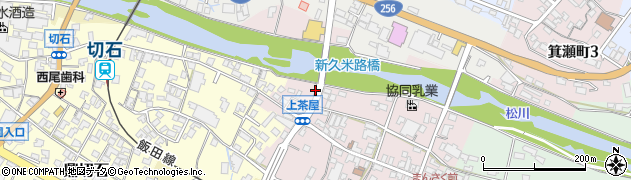 上茶屋周辺の地図