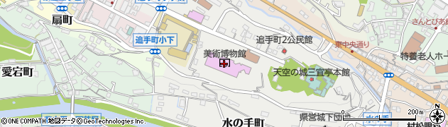 飯田市美術博物館周辺の地図