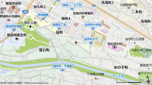〒395-0037 長野県飯田市南常盤町の地図