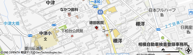 神奈川県愛甲郡愛川町中津695周辺の地図