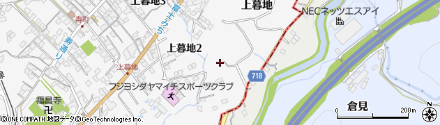 山梨県富士吉田市上暮地4888周辺の地図