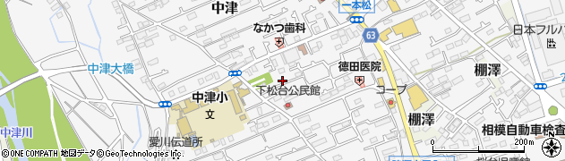 神奈川県愛甲郡愛川町中津685周辺の地図