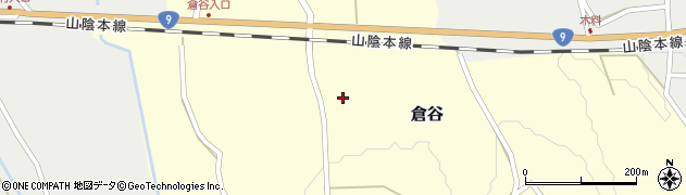 鳥取県西伯郡大山町倉谷599周辺の地図