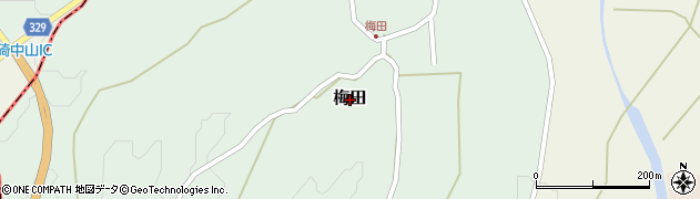 鳥取県琴浦町（東伯郡）梅田周辺の地図