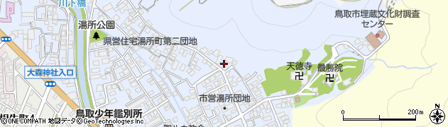鳥取県鳥取市湯所町1丁目周辺の地図