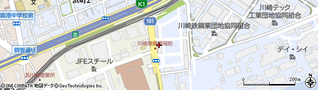 ブリヂストントラックセンター　京浜株式会社　中央トラックターミナル店周辺の地図