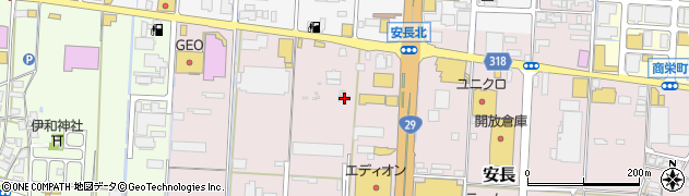 鳥取県鳥取市安長162周辺の地図
