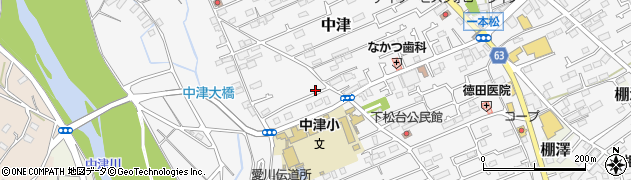 神奈川県愛甲郡愛川町中津573周辺の地図