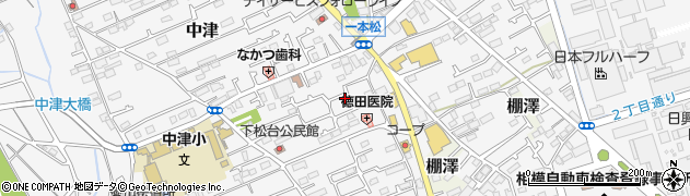 神奈川県愛甲郡愛川町中津700-5周辺の地図