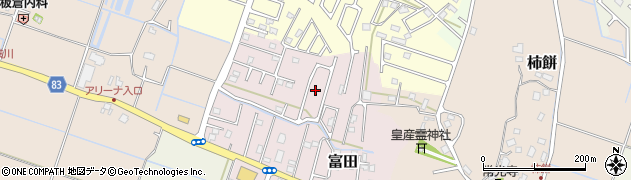 千葉県大網白里市富田2122周辺の地図