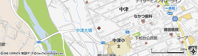 神奈川県愛甲郡愛川町中津534周辺の地図