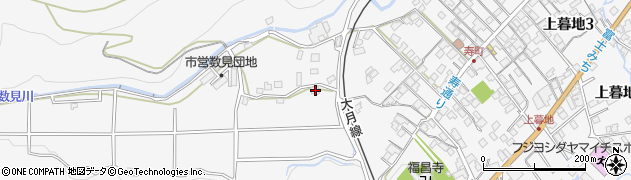 山梨県富士吉田市上暮地2295周辺の地図