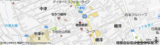 神奈川県愛甲郡愛川町中津700-2周辺の地図