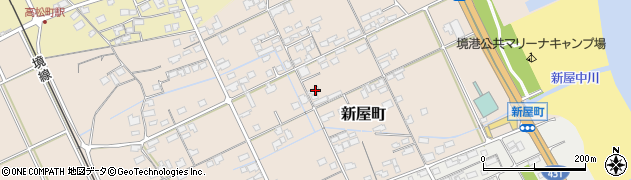鳥取県境港市新屋町252周辺の地図