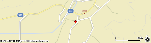 滋賀県高島市マキノ町在原516周辺の地図