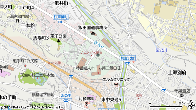 〒395-0024 長野県飯田市東栄町の地図