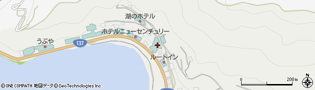 ホテル美富士園周辺の地図