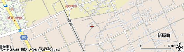 鳥取県境港市新屋町1192-2周辺の地図
