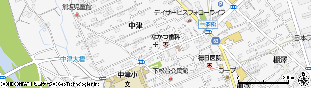 神奈川県愛甲郡愛川町中津709周辺の地図
