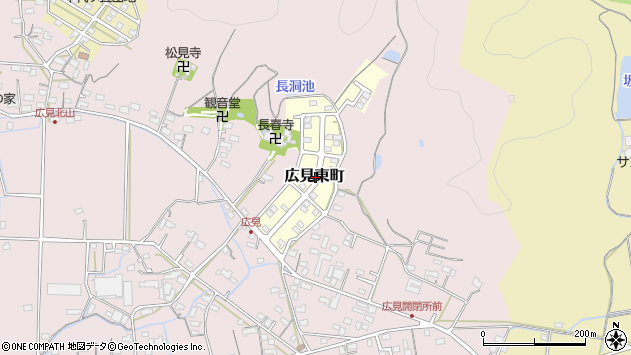 〒501-3262 岐阜県関市広見東町の地図