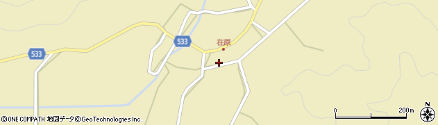 滋賀県高島市マキノ町在原501周辺の地図