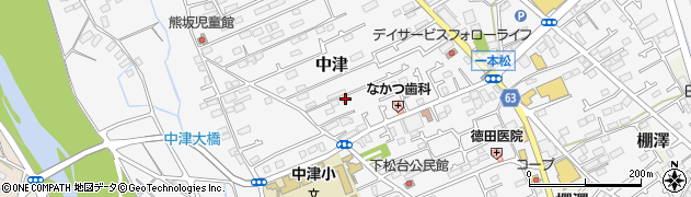 神奈川県愛甲郡愛川町中津676周辺の地図
