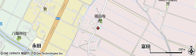 千葉県大網白里市富田830周辺の地図