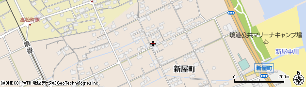 鳥取県境港市新屋町1286周辺の地図