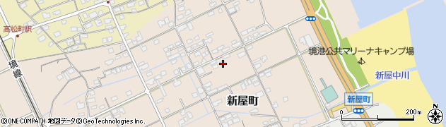 鳥取県境港市新屋町237周辺の地図