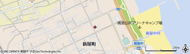 鳥取県境港市新屋町222周辺の地図