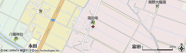 千葉県大網白里市富田831周辺の地図