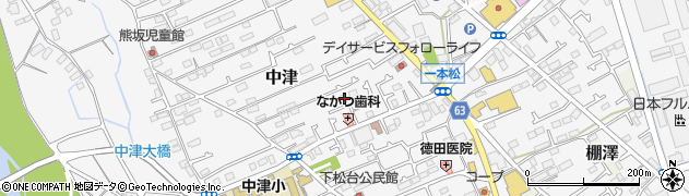 神奈川県愛甲郡愛川町中津710周辺の地図