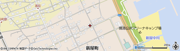 鳥取県境港市新屋町2427周辺の地図
