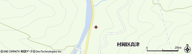 兵庫県美方郡香美町村岡区高津951周辺の地図