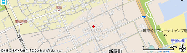 鳥取県境港市新屋町2401周辺の地図