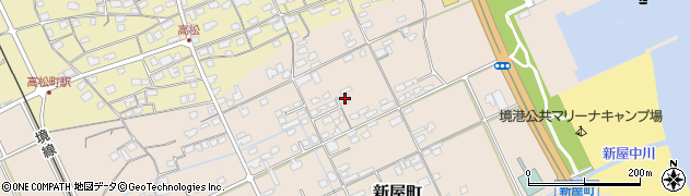 鳥取県境港市新屋町2421周辺の地図