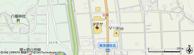 タチヤ　山県店周辺の地図