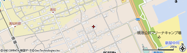 鳥取県境港市新屋町2417周辺の地図