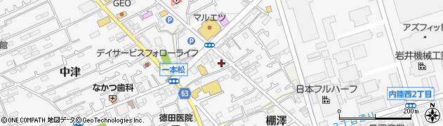 神奈川県愛甲郡愛川町中津3424周辺の地図