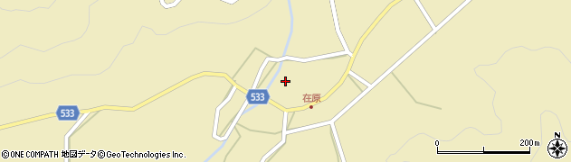 滋賀県高島市マキノ町在原539周辺の地図