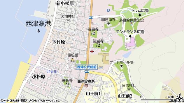 〒917-0002 福井県小浜市北塩屋の地図