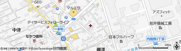 神奈川県愛甲郡愛川町中津3443周辺の地図