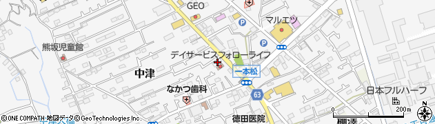 神奈川県愛甲郡愛川町中津731-3周辺の地図